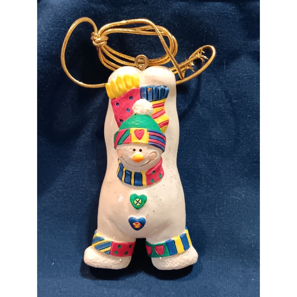 Avon Snowman Holiday Package Topper Ornament Gift Collection 1998